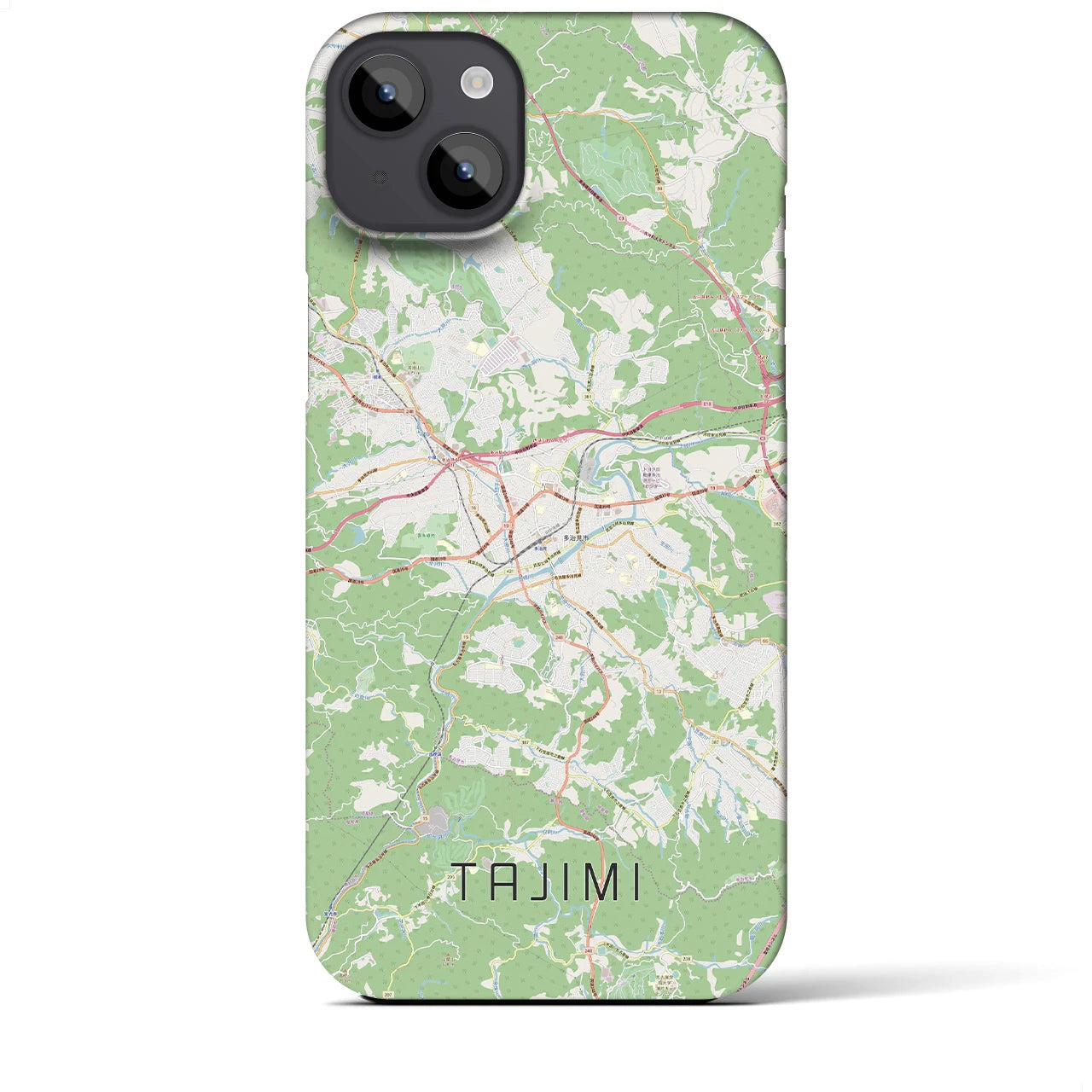 【多治見(岐阜県)】地図柄iPhoneケース(バックカバータイプ)