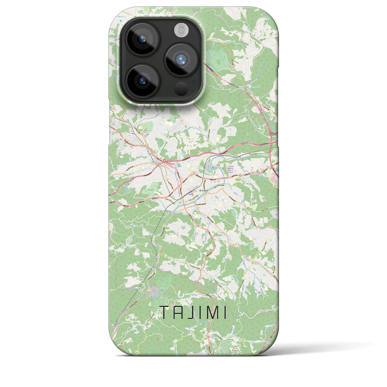 【多治見(岐阜県)】地図柄iPhoneケース(バックカバータイプ)