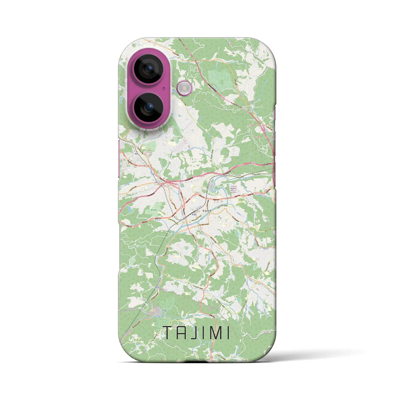 【多治見(岐阜県)】地図柄iPhoneケース(バックカバータイプ)