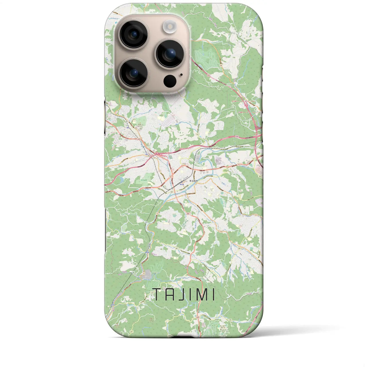 【多治見(岐阜県)】地図柄iPhoneケース(バックカバータイプ)