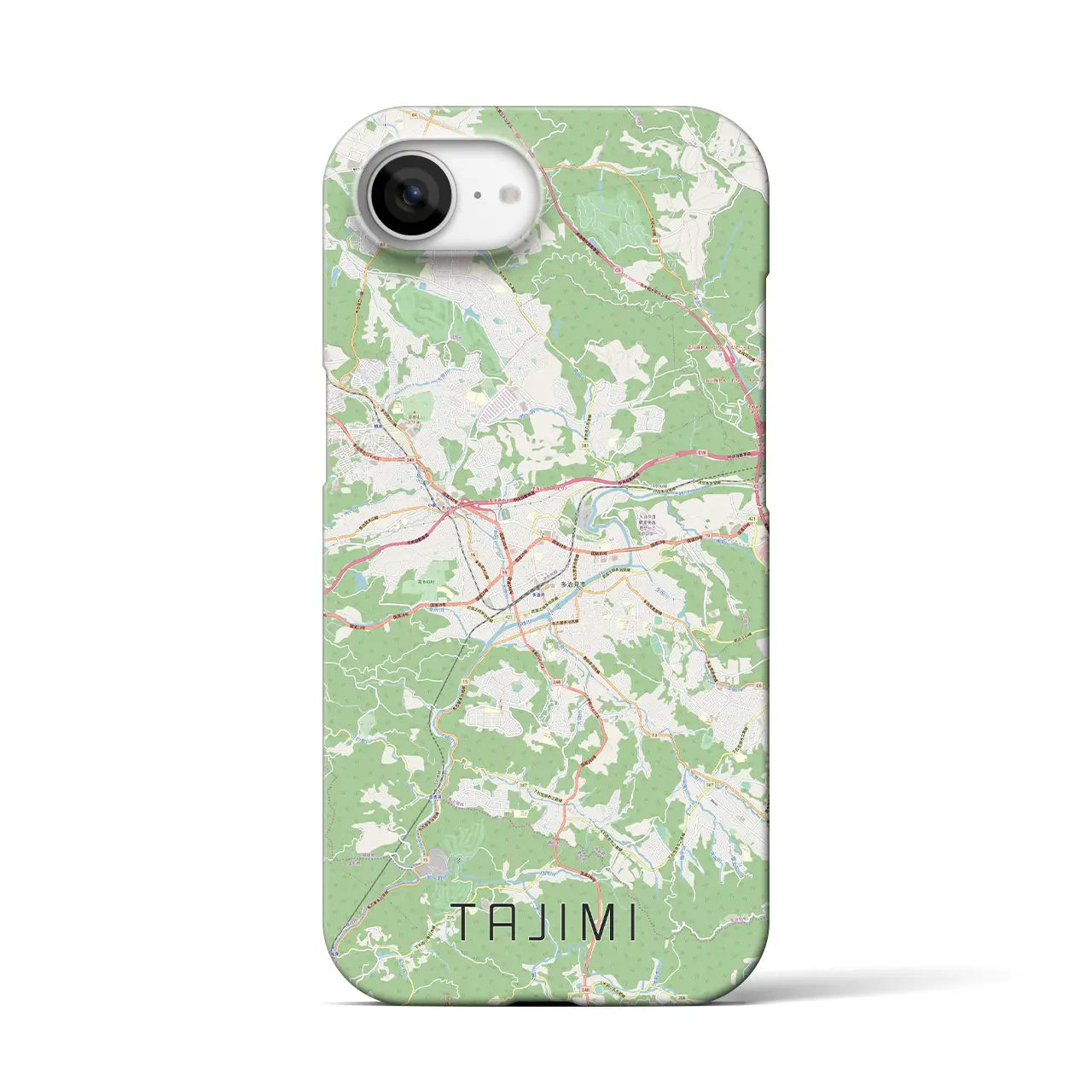 【多治見(岐阜県)】地図柄iPhoneケース(バックカバータイプ)