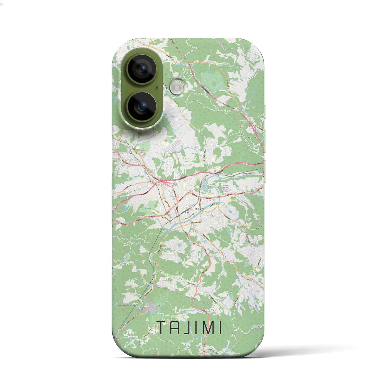 【多治見(岐阜県)】地図柄iPhoneケース(バックカバータイプ)