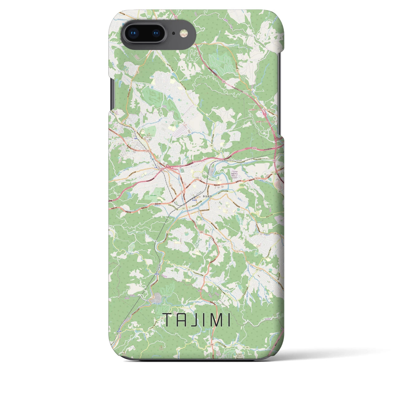 【多治見(岐阜県)】地図柄iPhoneケース(バックカバータイプ)