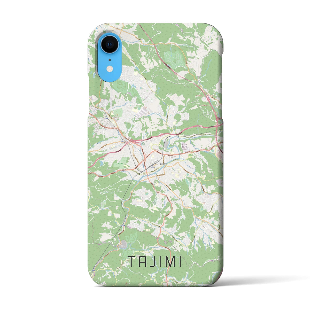 【多治見(岐阜県)】地図柄iPhoneケース(バックカバータイプ)