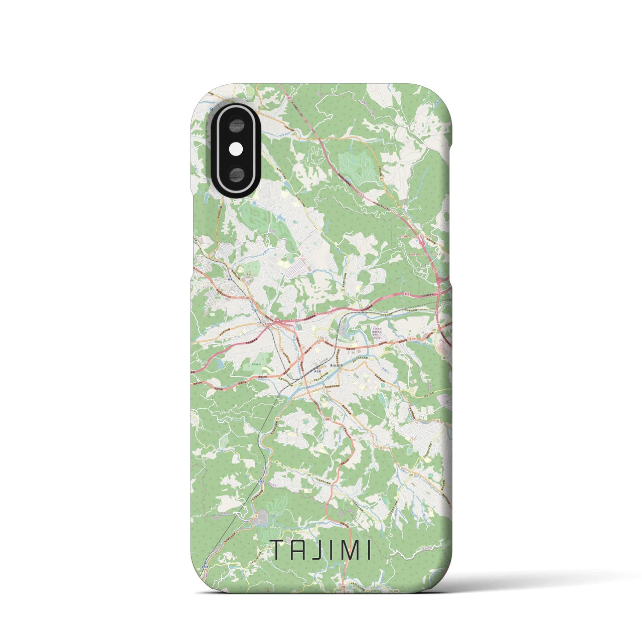 【多治見(岐阜県)】地図柄iPhoneケース(バックカバータイプ)