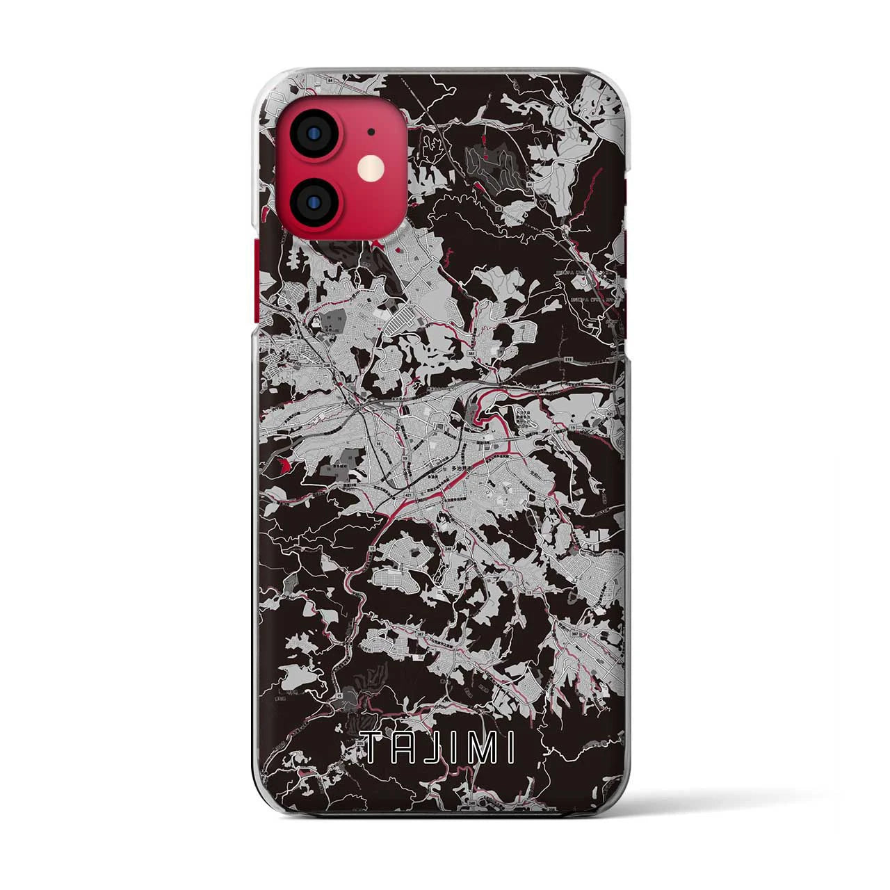 【多治見(岐阜県)】地図柄iPhoneケース(クリアタイプ)