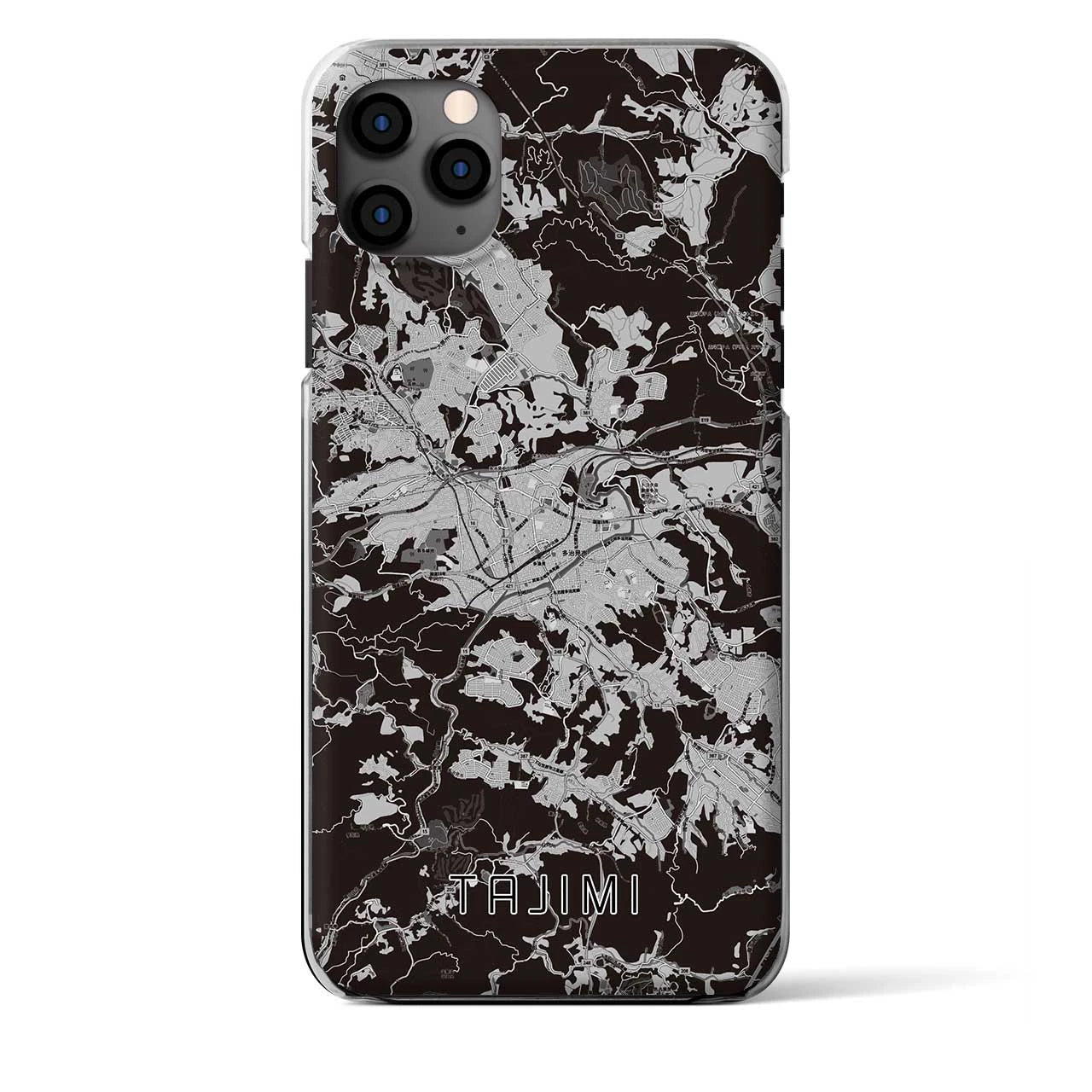 【多治見(岐阜県)】地図柄iPhoneケース(クリアタイプ)