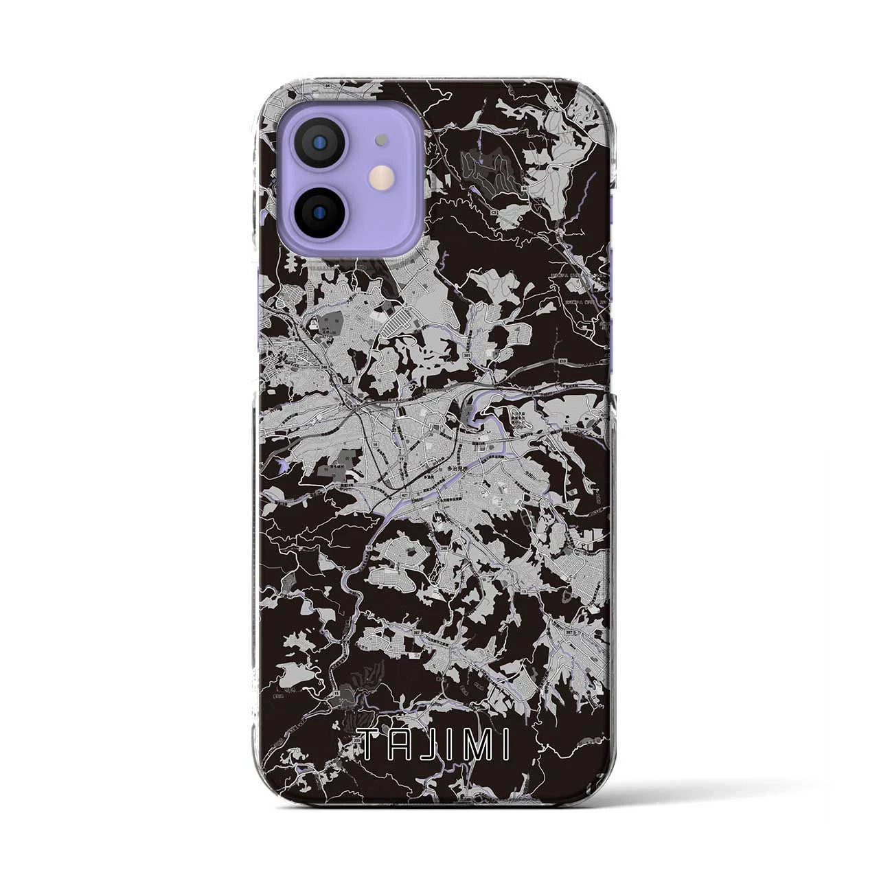 【多治見(岐阜県)】地図柄iPhoneケース(クリアタイプ)