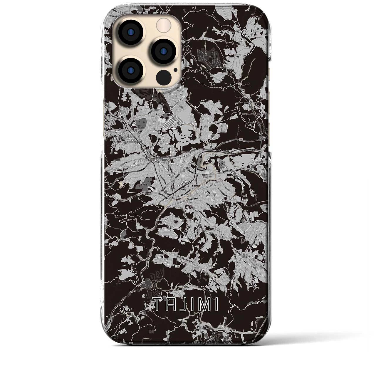 【多治見(岐阜県)】地図柄iPhoneケース(クリアタイプ)