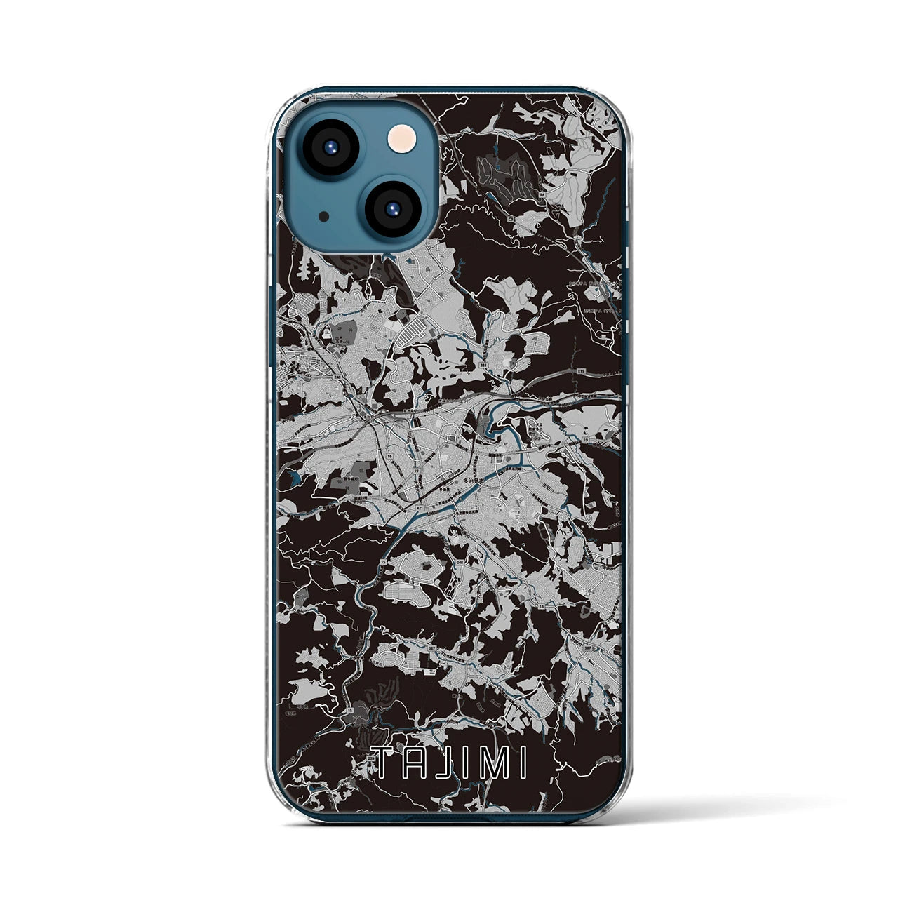 【多治見(岐阜県)】地図柄iPhoneケース(クリアタイプ)