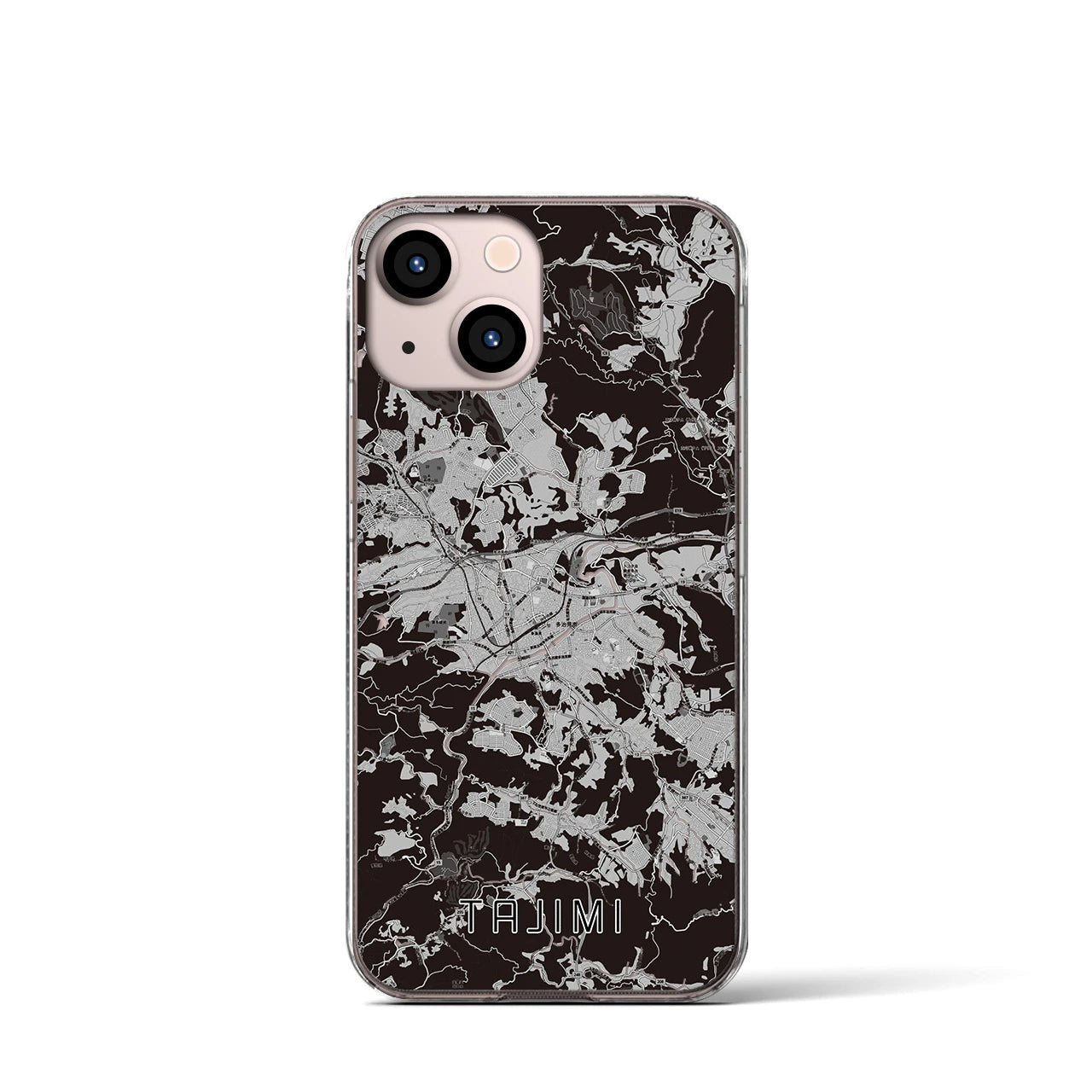 【多治見(岐阜県)】地図柄iPhoneケース(クリアタイプ)