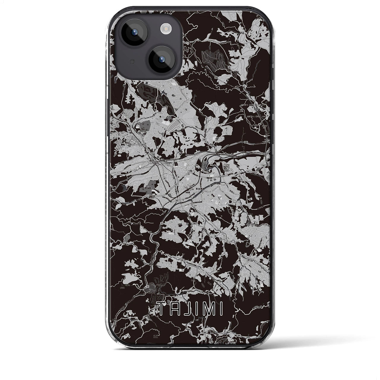 【多治見(岐阜県)】地図柄iPhoneケース(クリアタイプ)