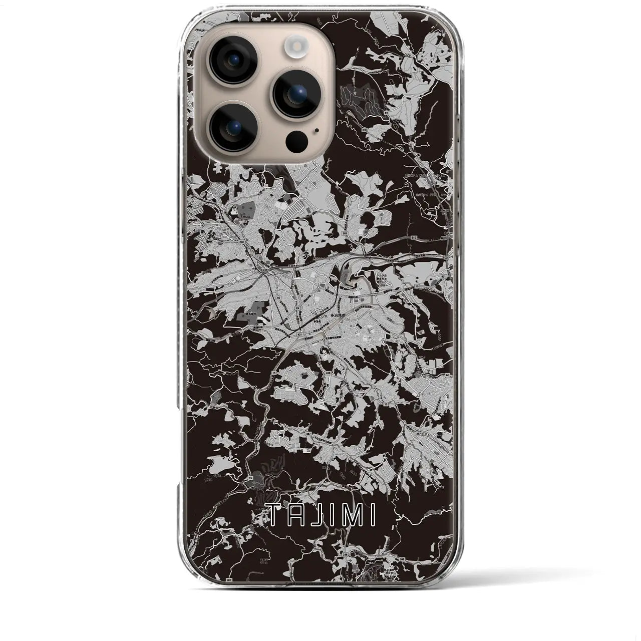 【多治見(岐阜県)】地図柄iPhoneケース(クリアタイプ)