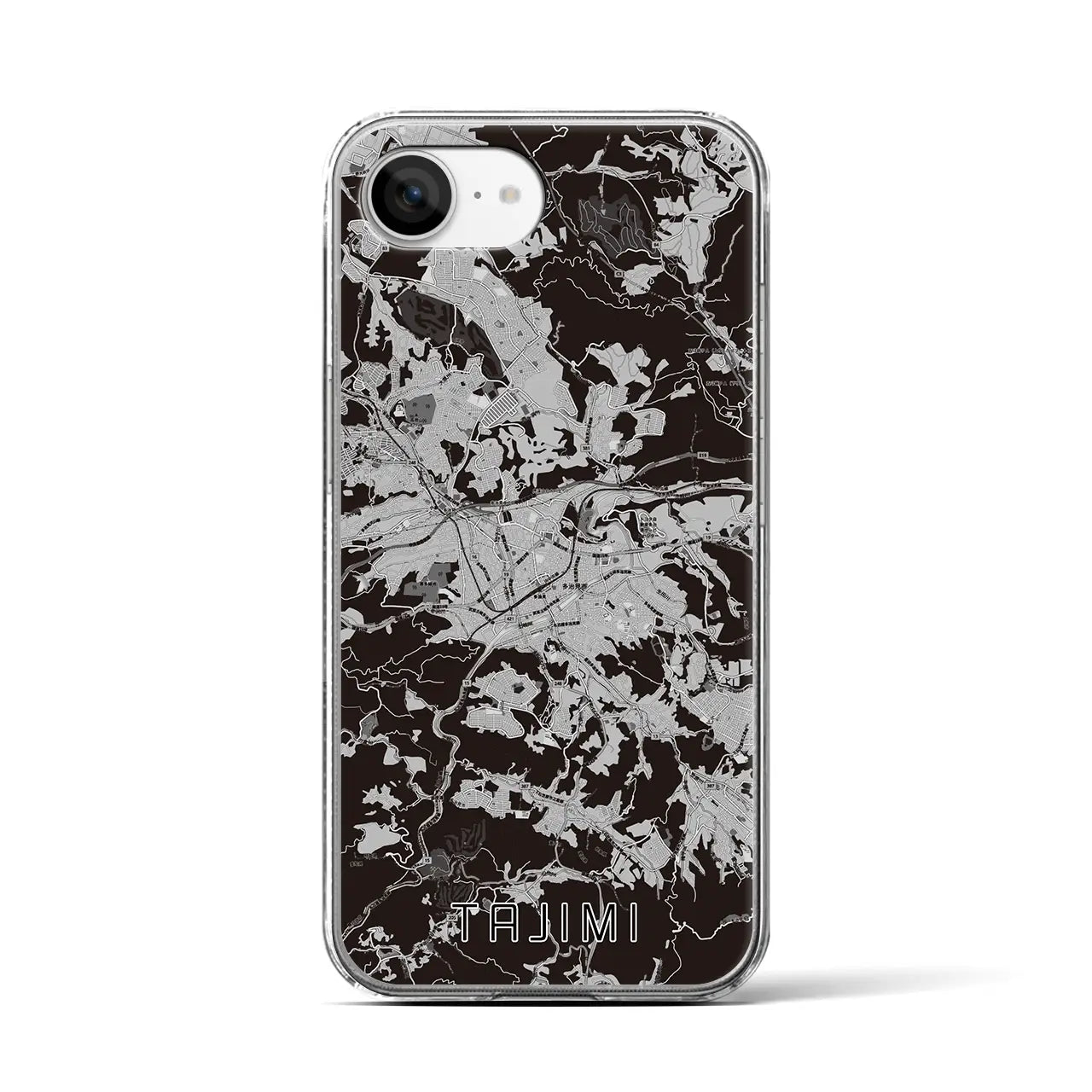 【多治見(岐阜県)】地図柄iPhoneケース(クリアタイプ)