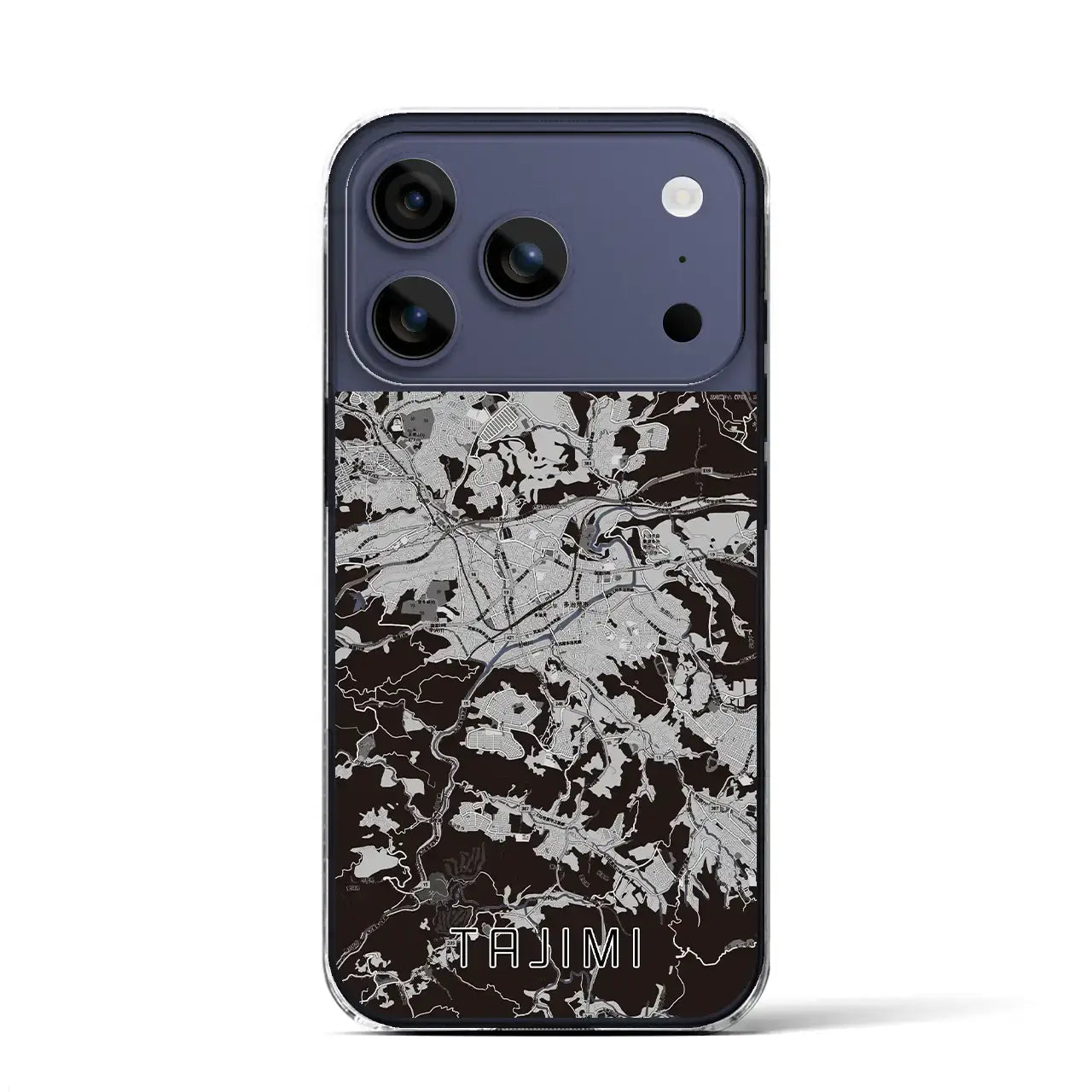 【多治見(岐阜県)】地図柄iPhoneケース(クリアタイプ)