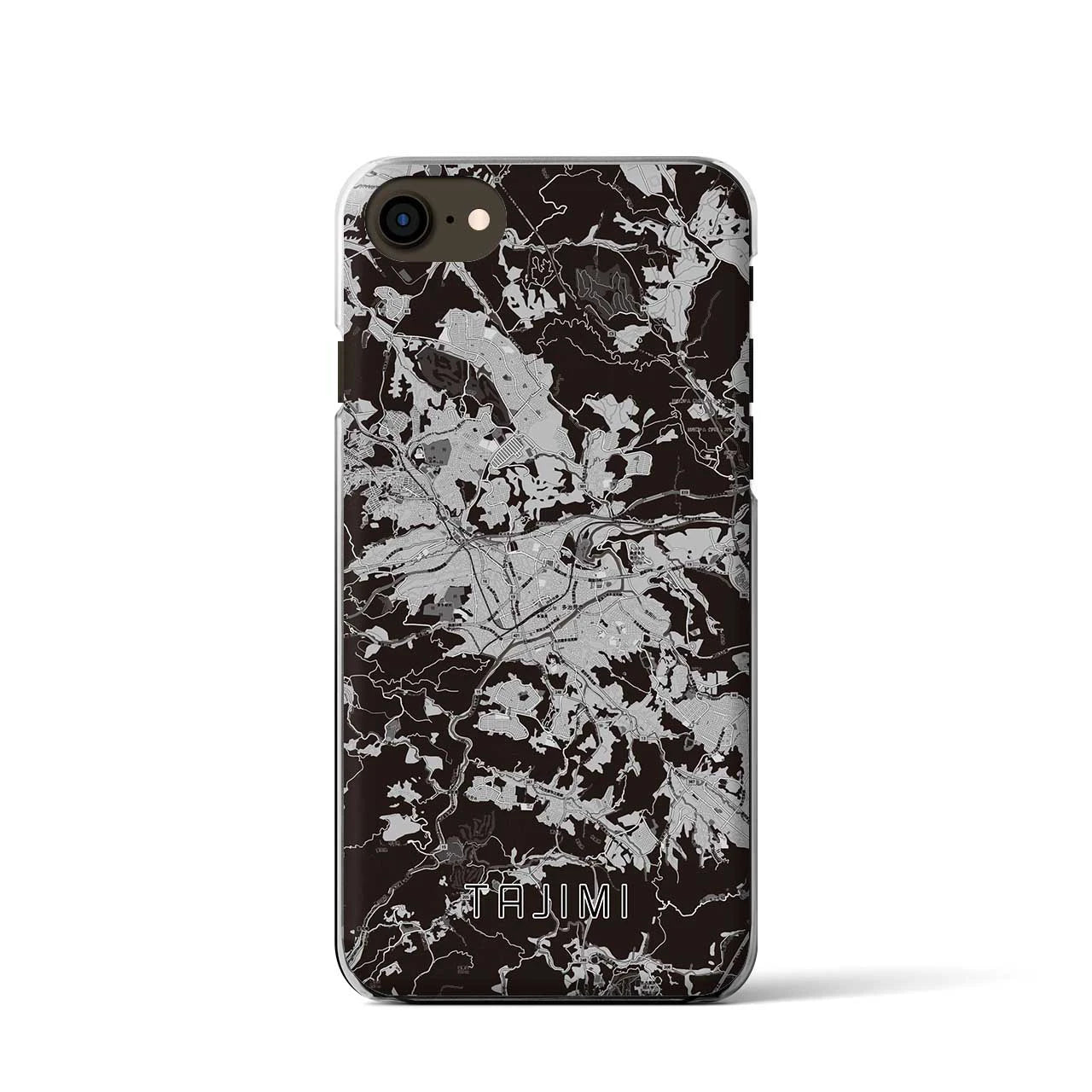 【多治見(岐阜県)】地図柄iPhoneケース(クリアタイプ)