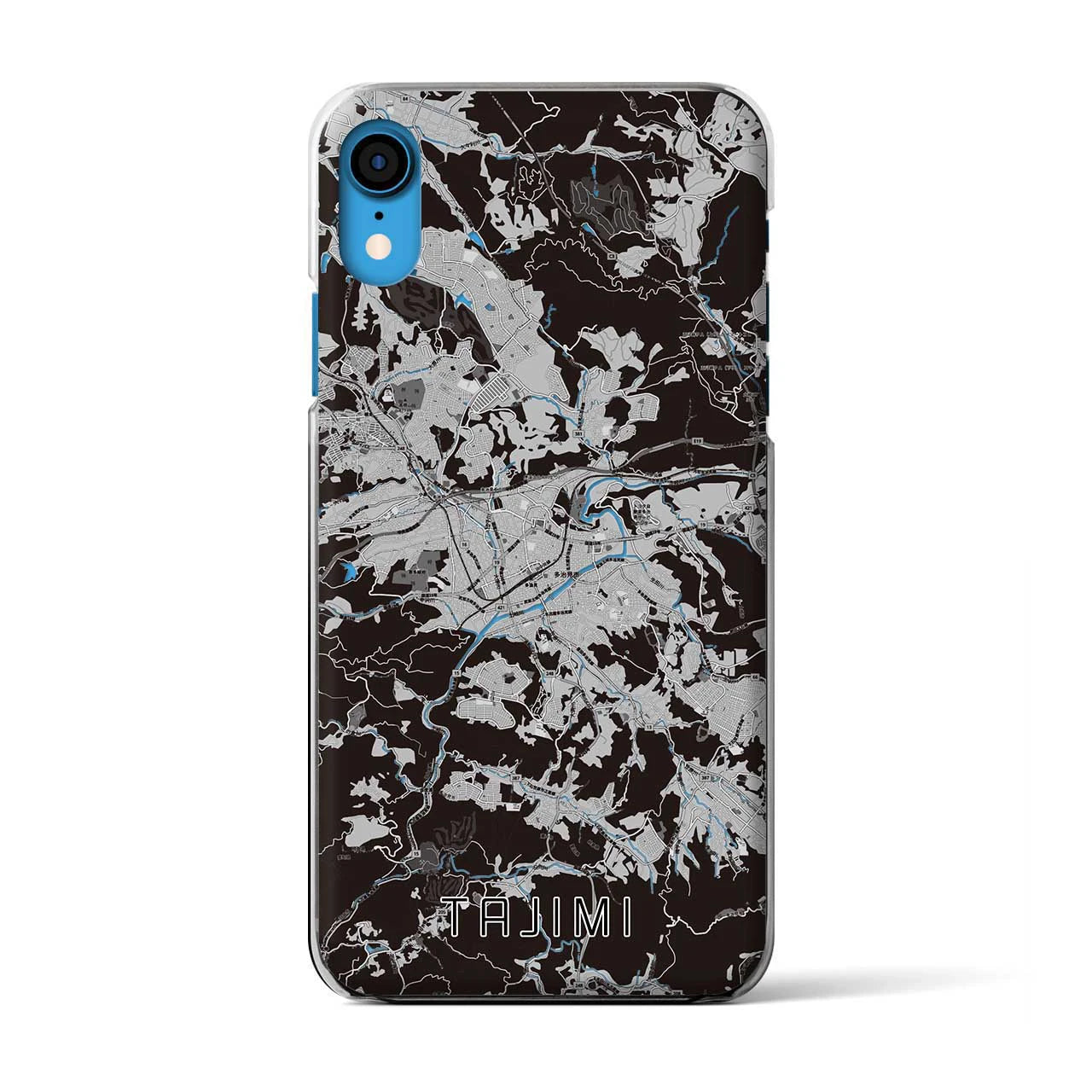 【多治見(岐阜県)】地図柄iPhoneケース(クリアタイプ)