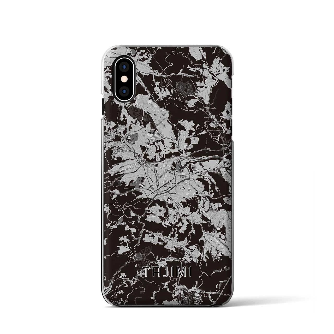 【多治見(岐阜県)】地図柄iPhoneケース(クリアタイプ)