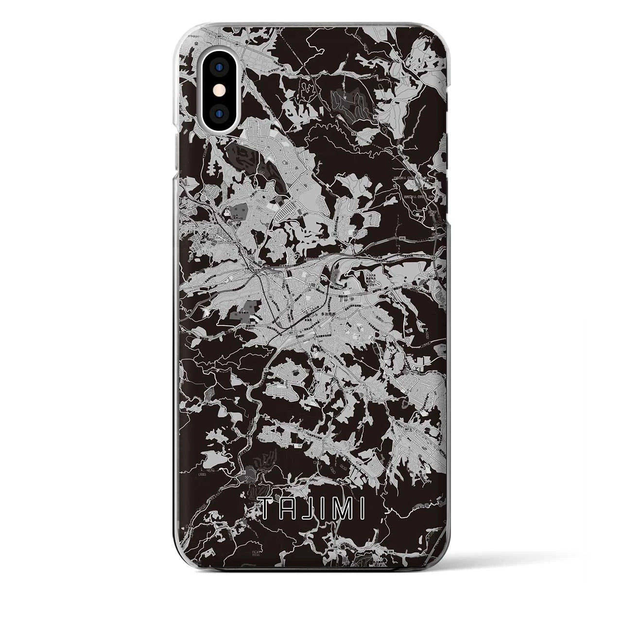 【多治見(岐阜県)】地図柄iPhoneケース(クリアタイプ)