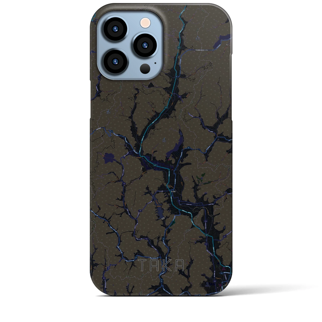 【多可(兵庫県)】地図柄iPhoneケース(バックカバータイプ)