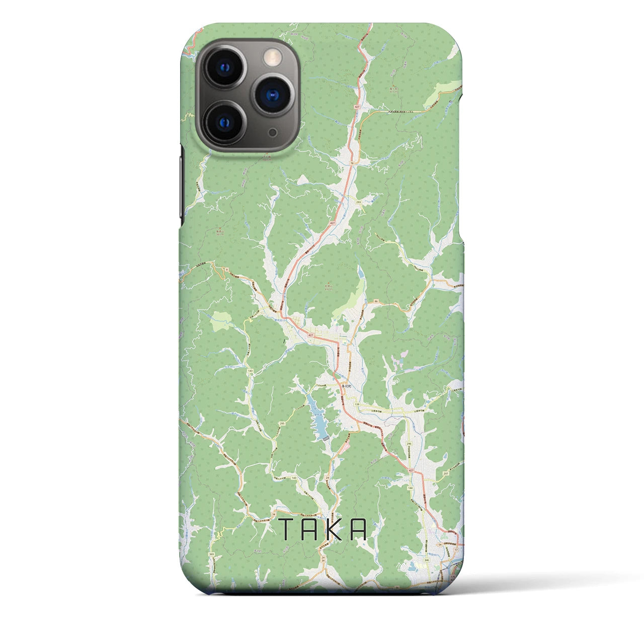 【多可(兵庫県)】地図柄iPhoneケース(バックカバータイプ)