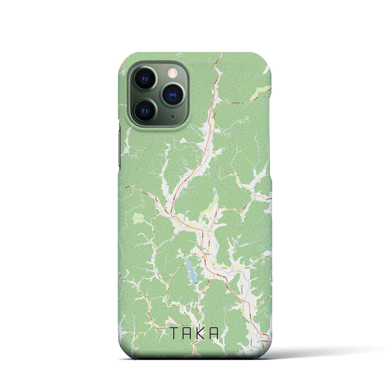 【多可(兵庫県)】地図柄iPhoneケース(バックカバータイプ)