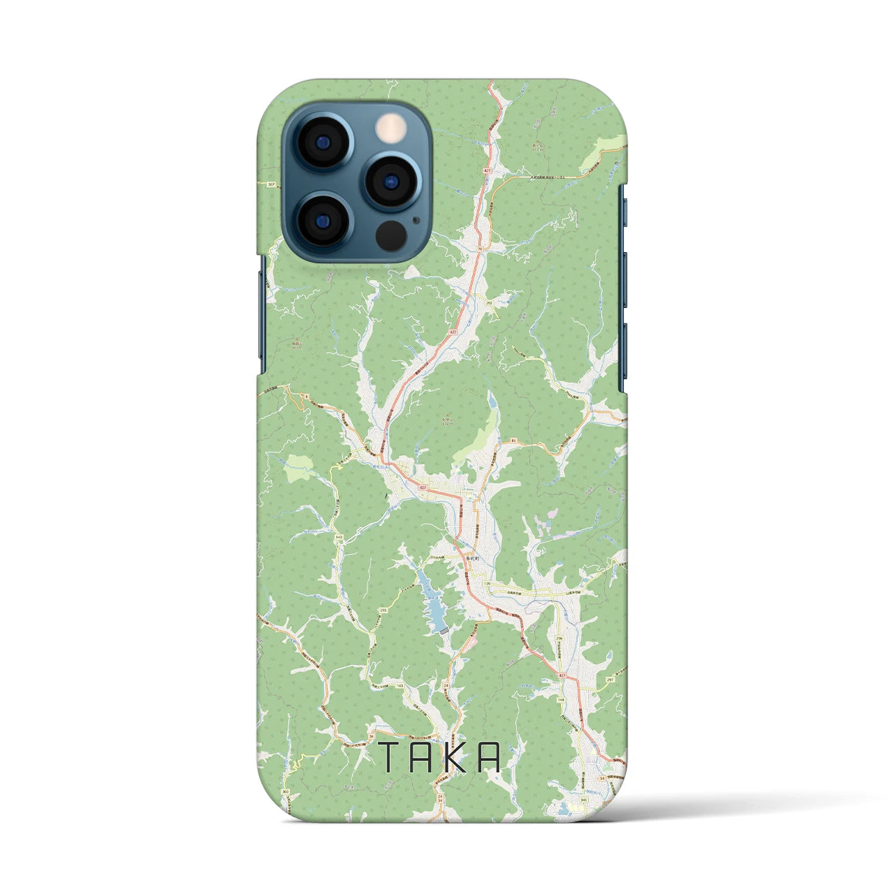 【多可(兵庫県)】地図柄iPhoneケース(バックカバータイプ)
