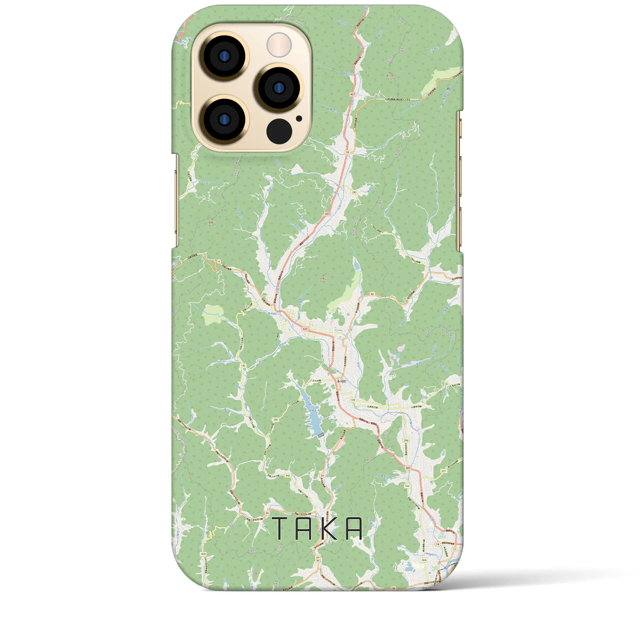 【多可(兵庫県)】地図柄iPhoneケース(バックカバータイプ)