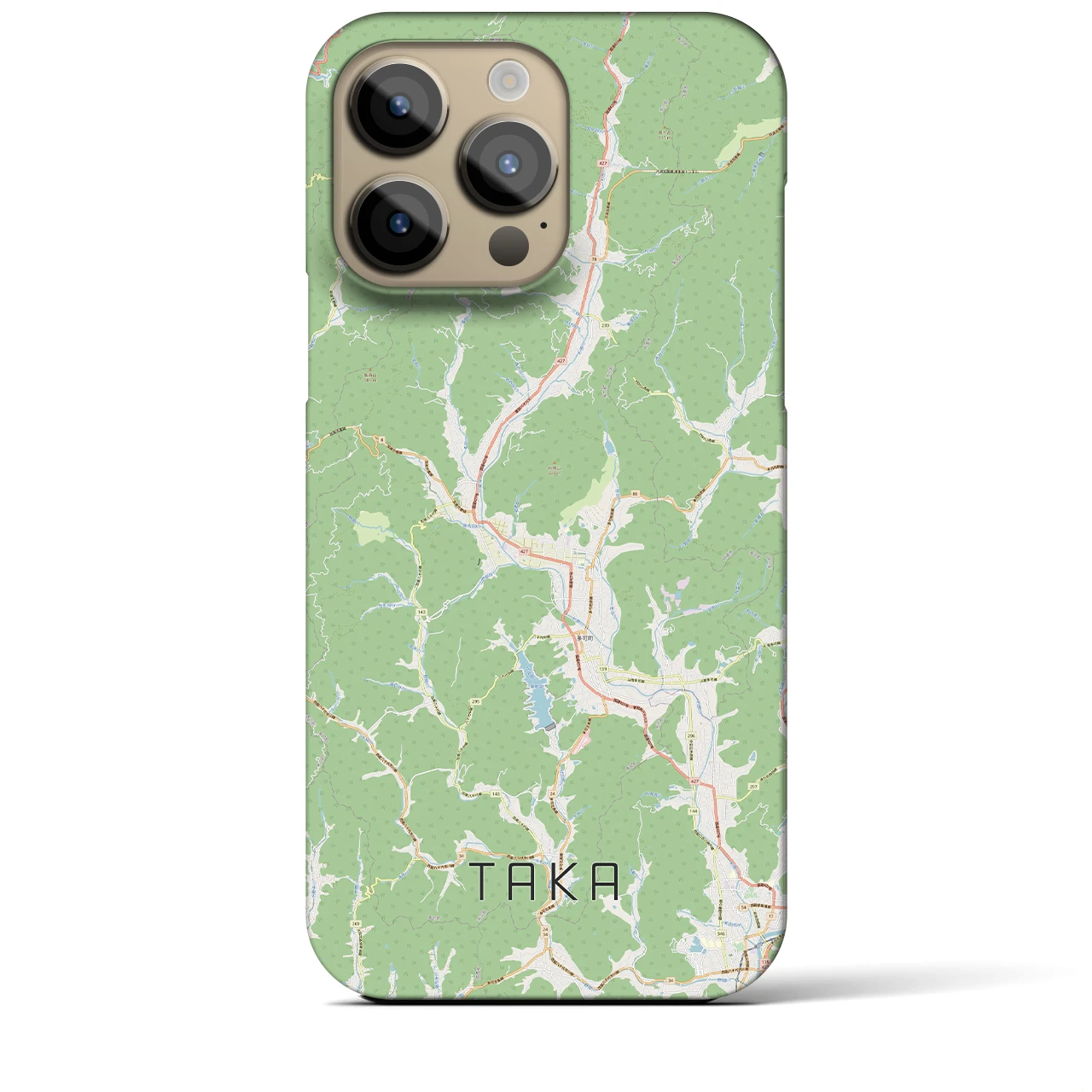 【多可(兵庫県)】地図柄iPhoneケース(バックカバータイプ)