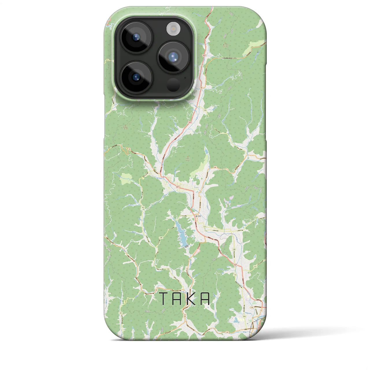 【多可(兵庫県)】地図柄iPhoneケース(バックカバータイプ)
