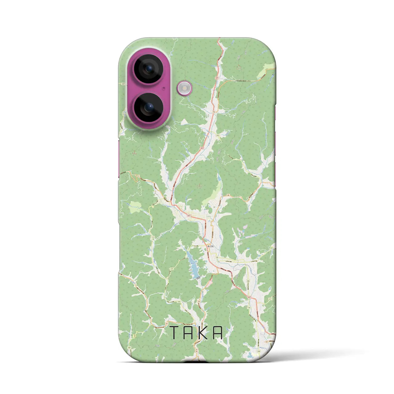 【多可(兵庫県)】地図柄iPhoneケース(バックカバータイプ)