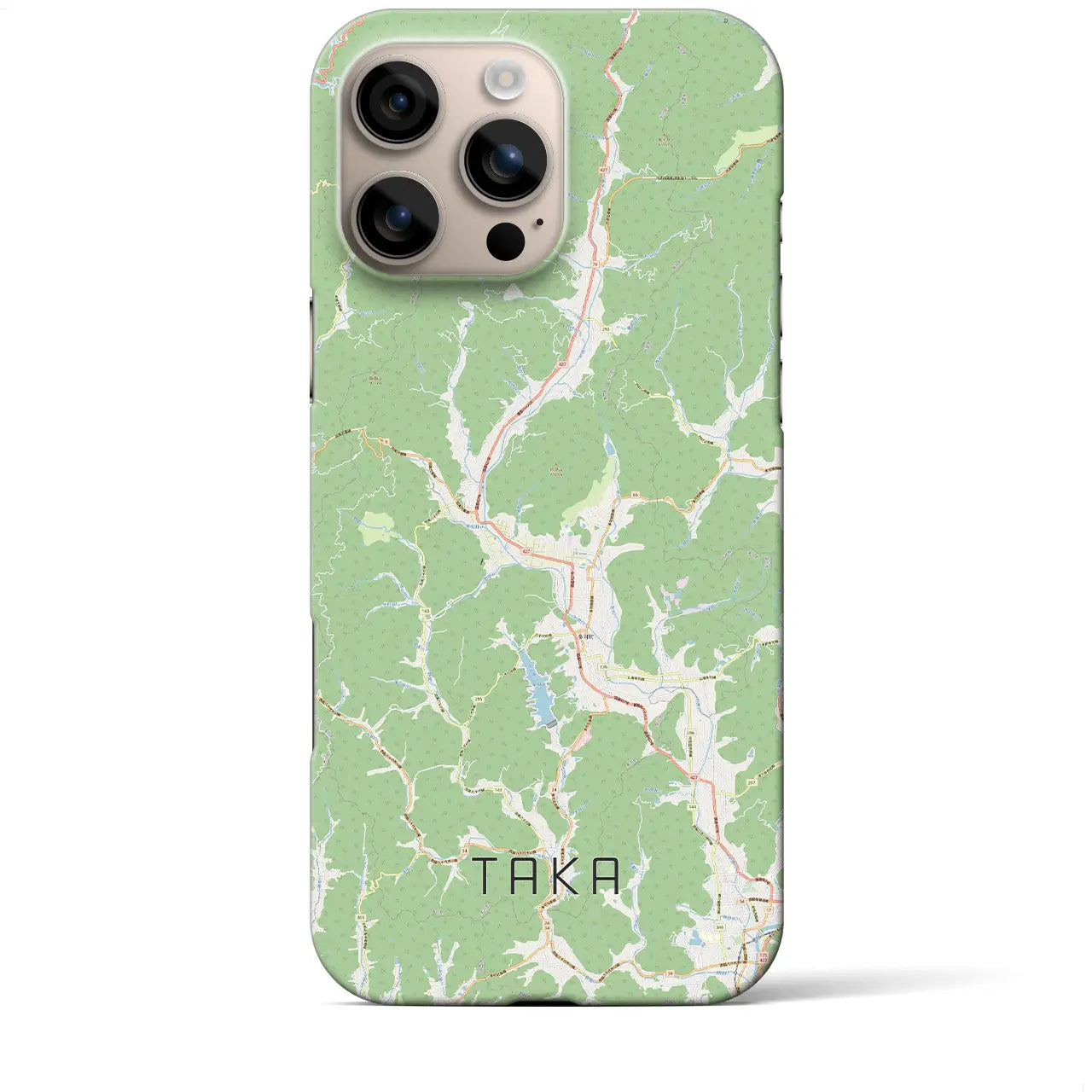 【多可(兵庫県)】地図柄iPhoneケース(バックカバータイプ)