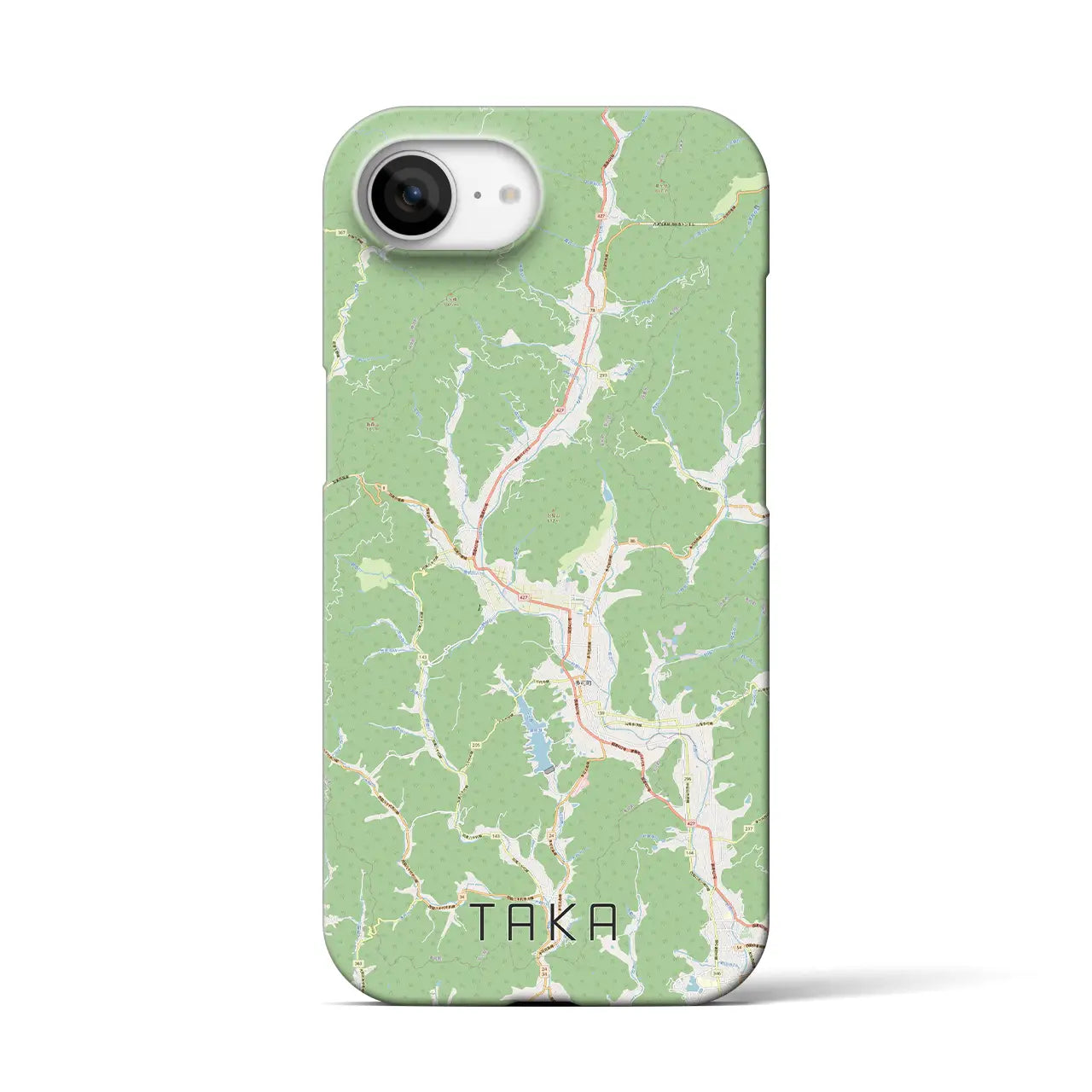 【多可(兵庫県)】地図柄iPhoneケース(バックカバータイプ)