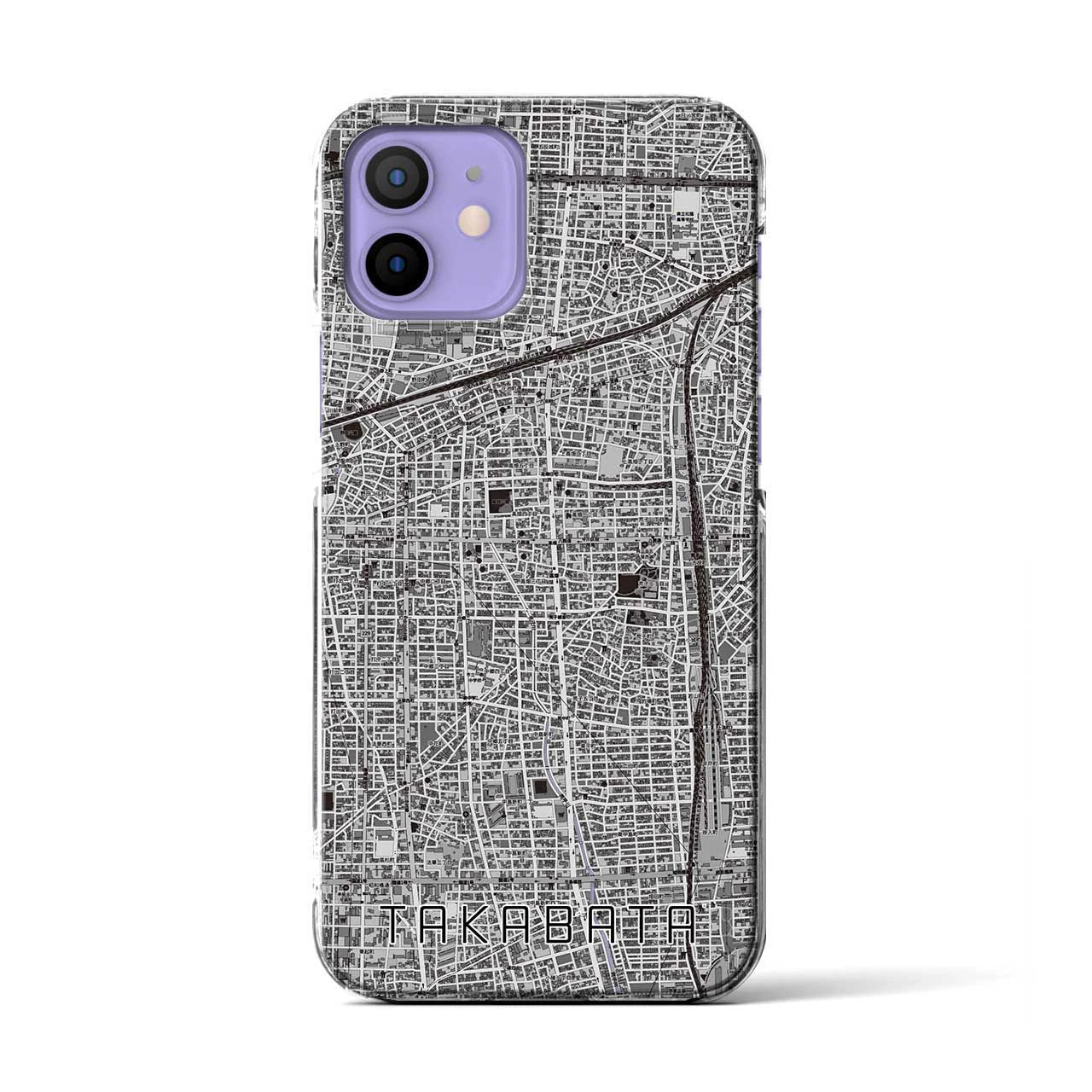 【高畑(愛知県)】地図柄iPhoneケース(クリアタイプ)