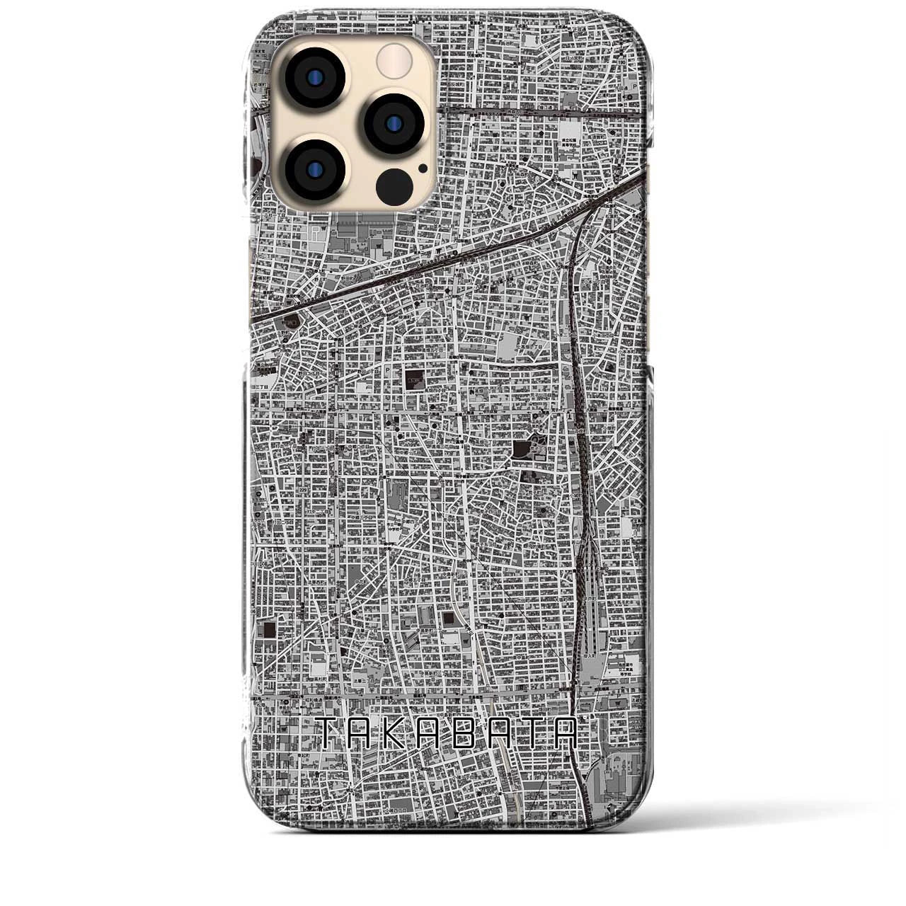 【高畑(愛知県)】地図柄iPhoneケース(クリアタイプ)