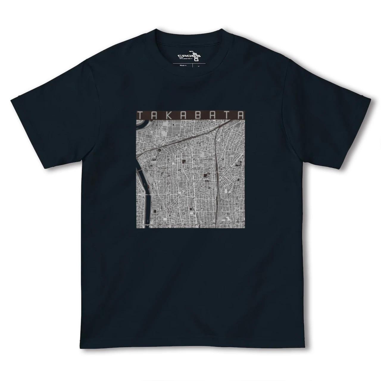【高畑(愛知県)】地図柄ヘビーウェイトTシャツ