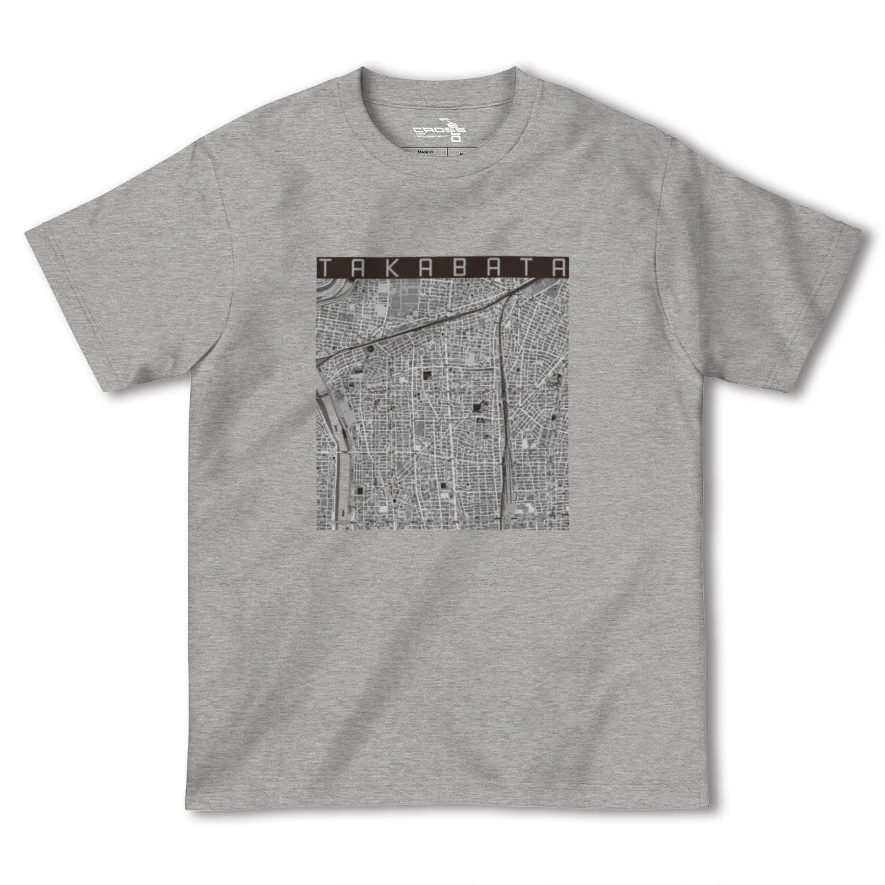 【高畑(愛知県)】地図柄ヘビーウェイトTシャツ