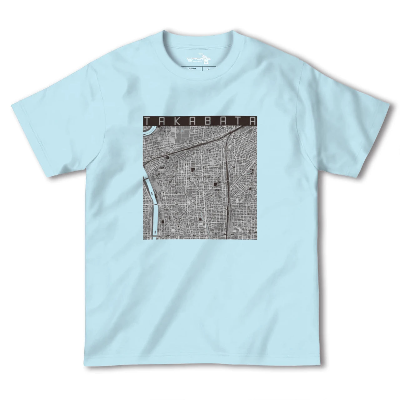 【高畑(愛知県)】地図柄ヘビーウェイトTシャツ
