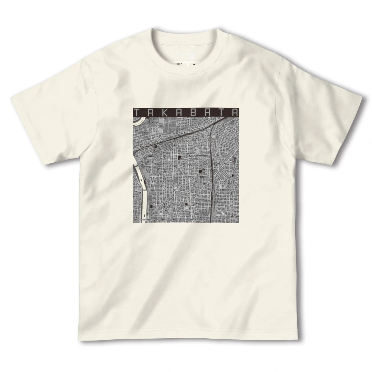 【高畑(愛知県)】地図柄ヘビーウェイトTシャツ