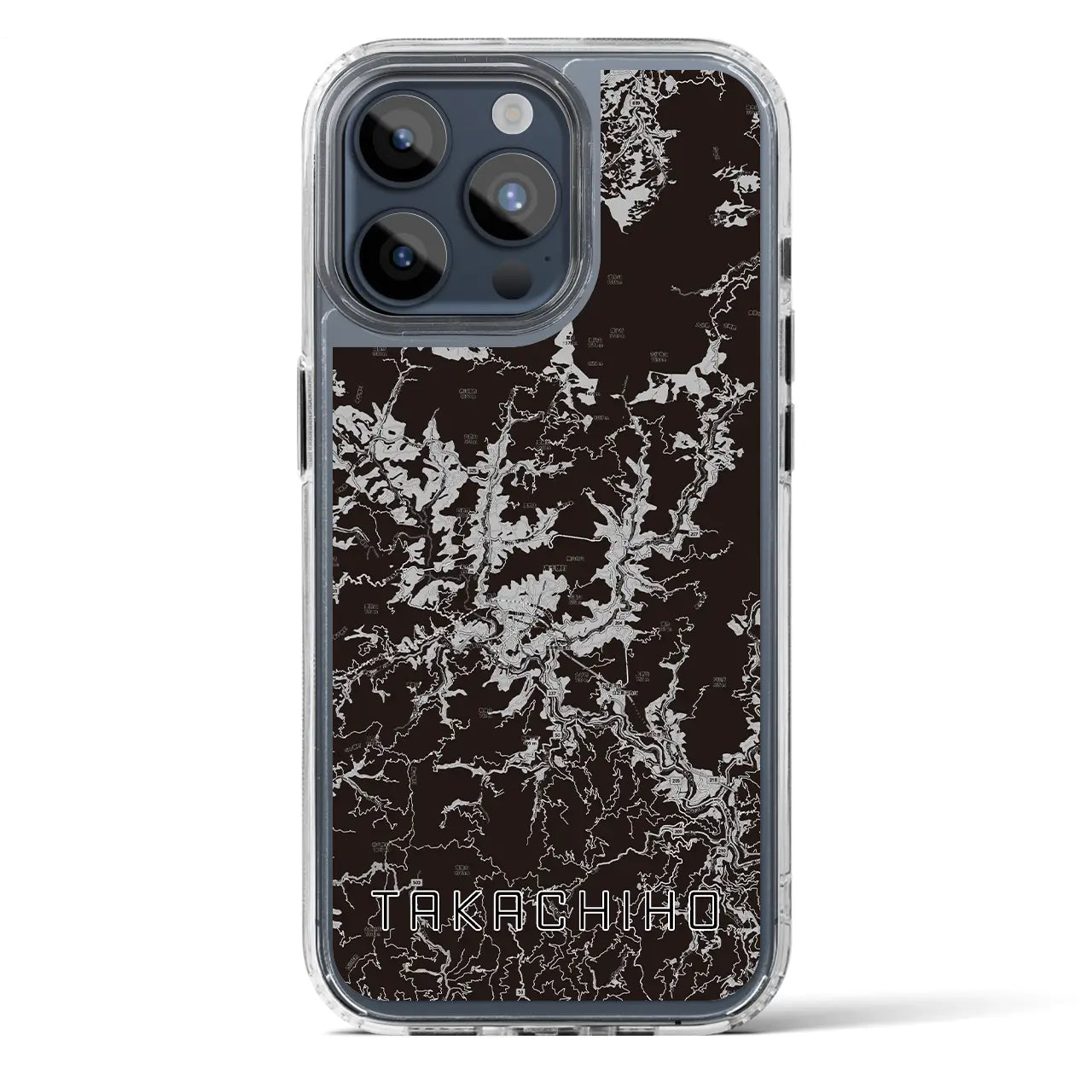 【高千穂(宮崎県)】地図柄iPhoneケース(MagSafeタイプ)