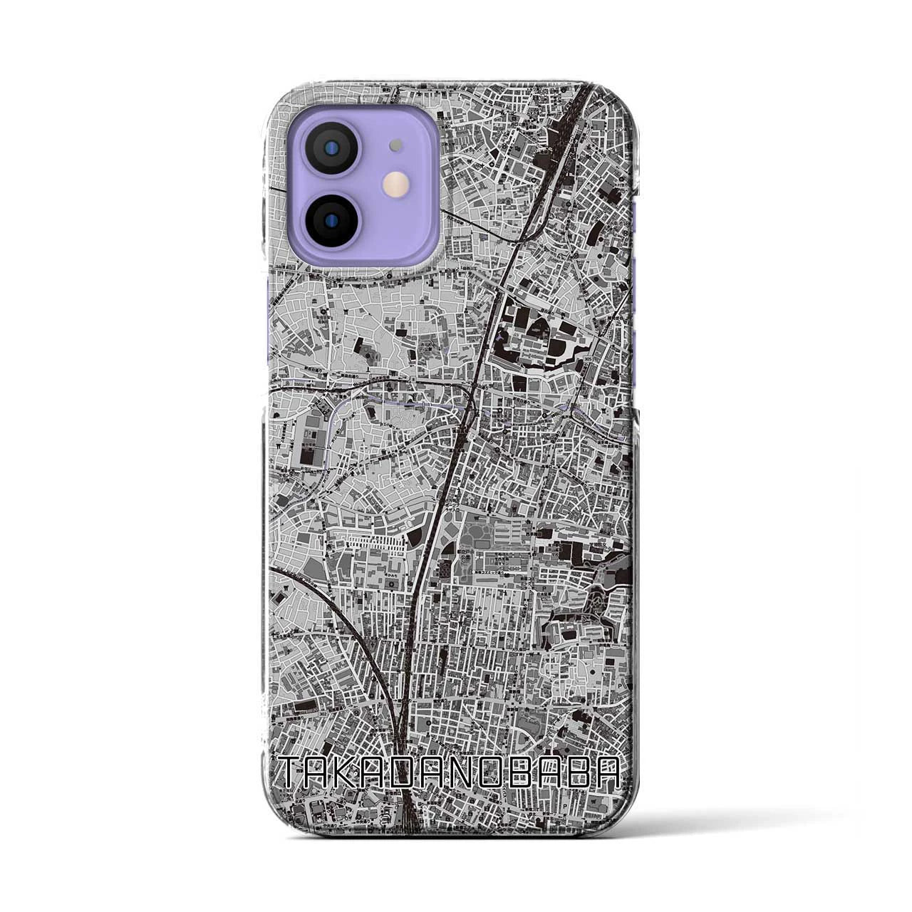 【高田馬場(東京都)】地図柄iPhoneケース(クリアタイプ)