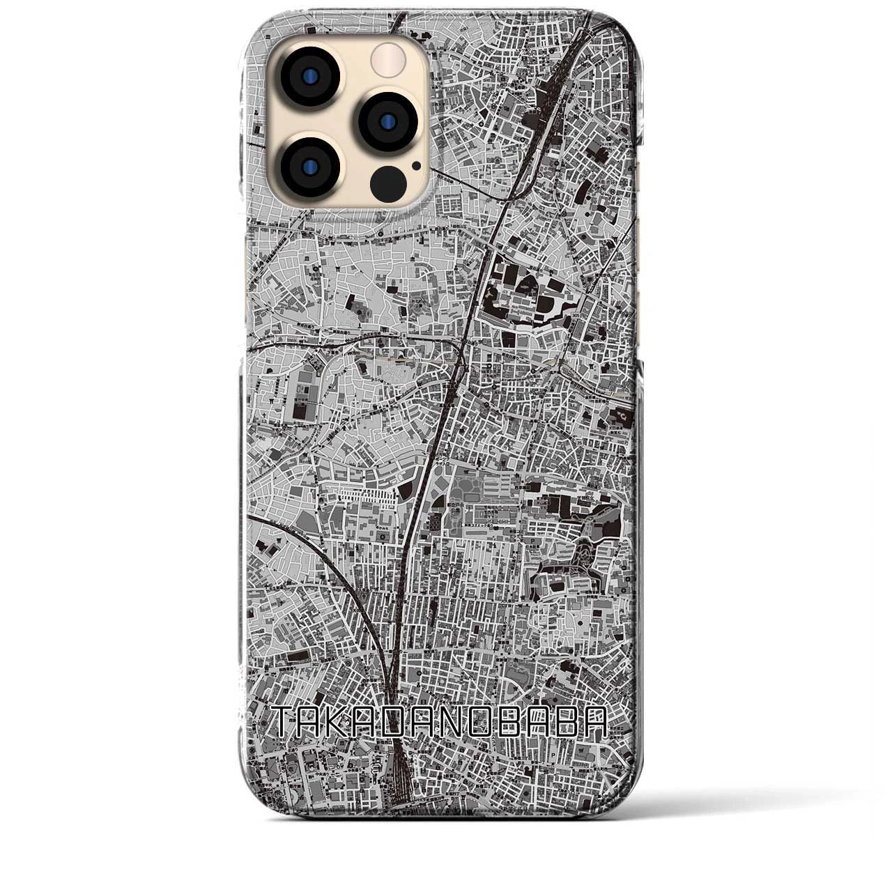 【高田馬場(東京都)】地図柄iPhoneケース(クリアタイプ)