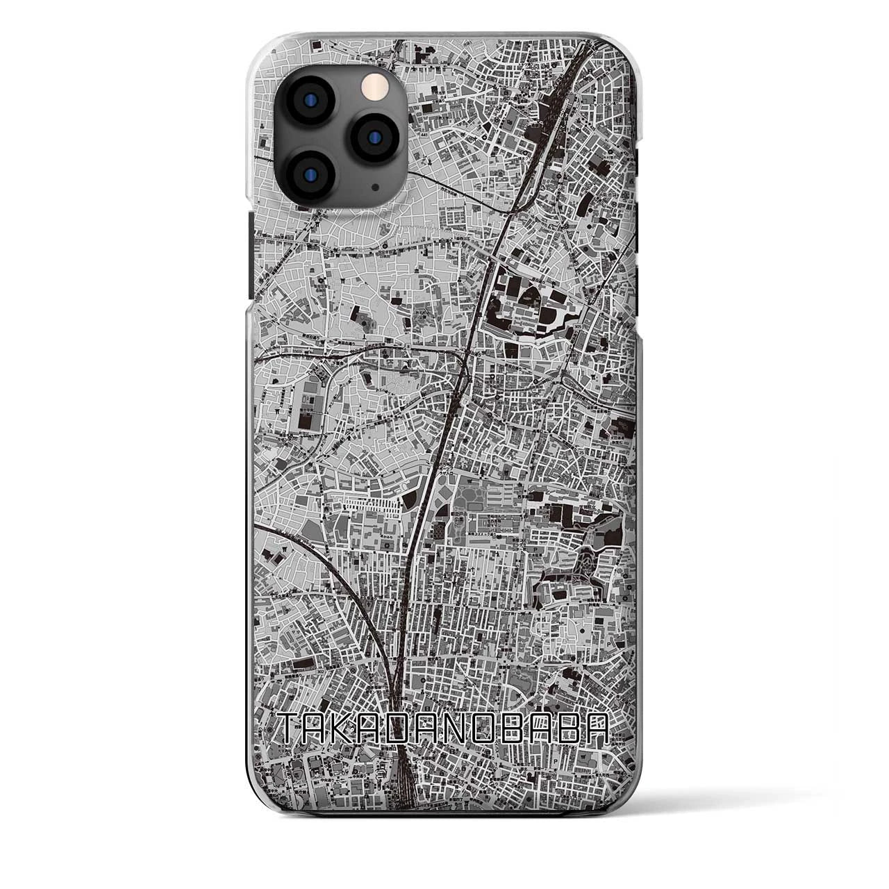 【高田馬場(東京都)】地図柄iPhoneケース(クリアタイプ)