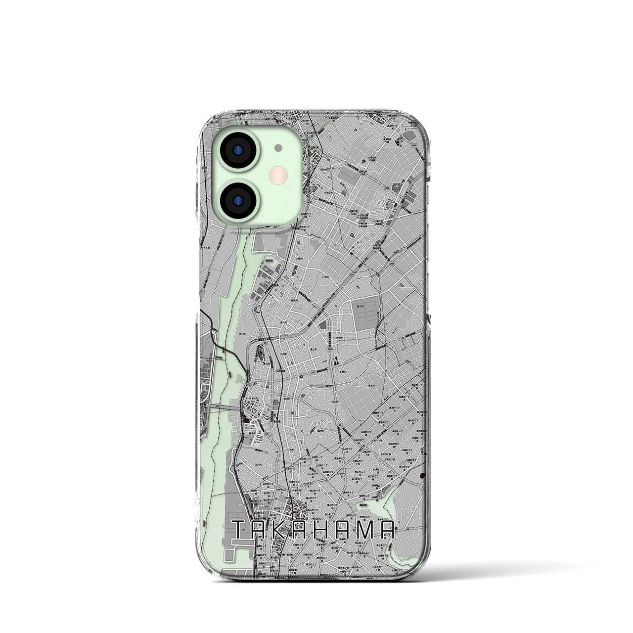 【高浜(愛知県)】地図柄iPhoneケース(クリアタイプ)