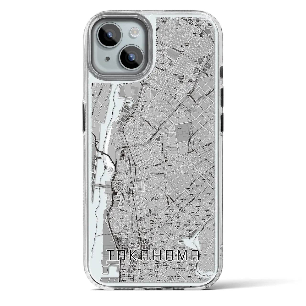 【高浜(愛知県)】地図柄iPhoneケース(MagSafeタイプ)
