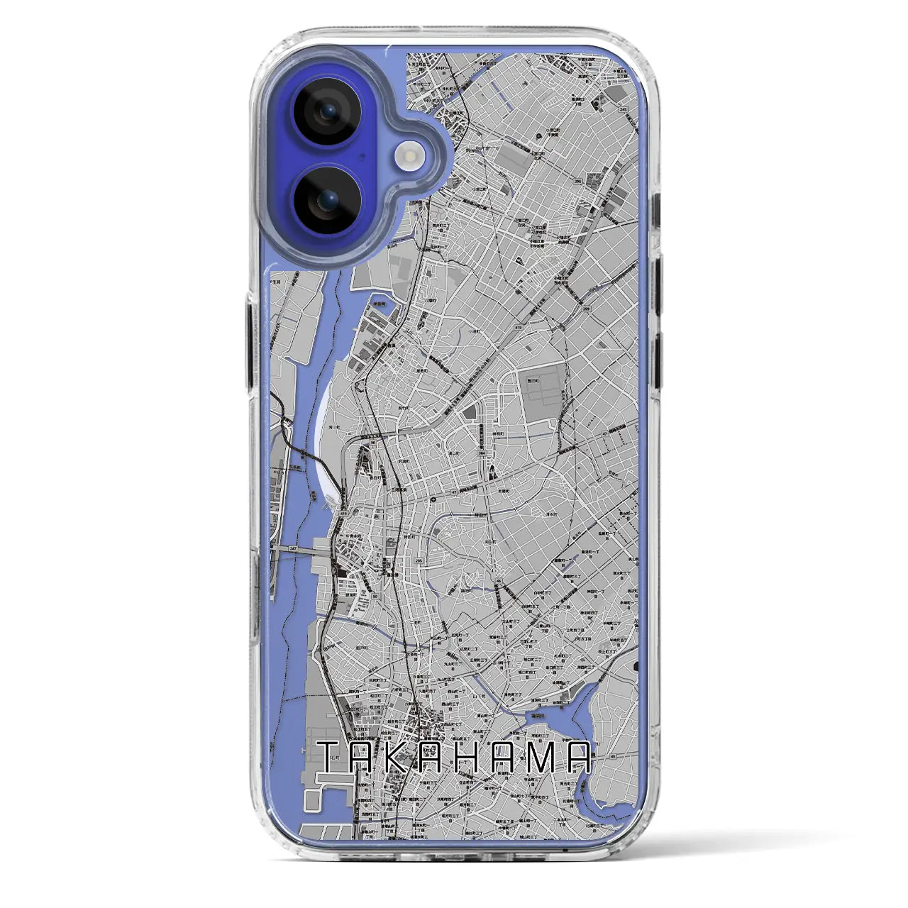 【高浜(愛知県)】地図柄iPhoneケース(MagSafeタイプ)