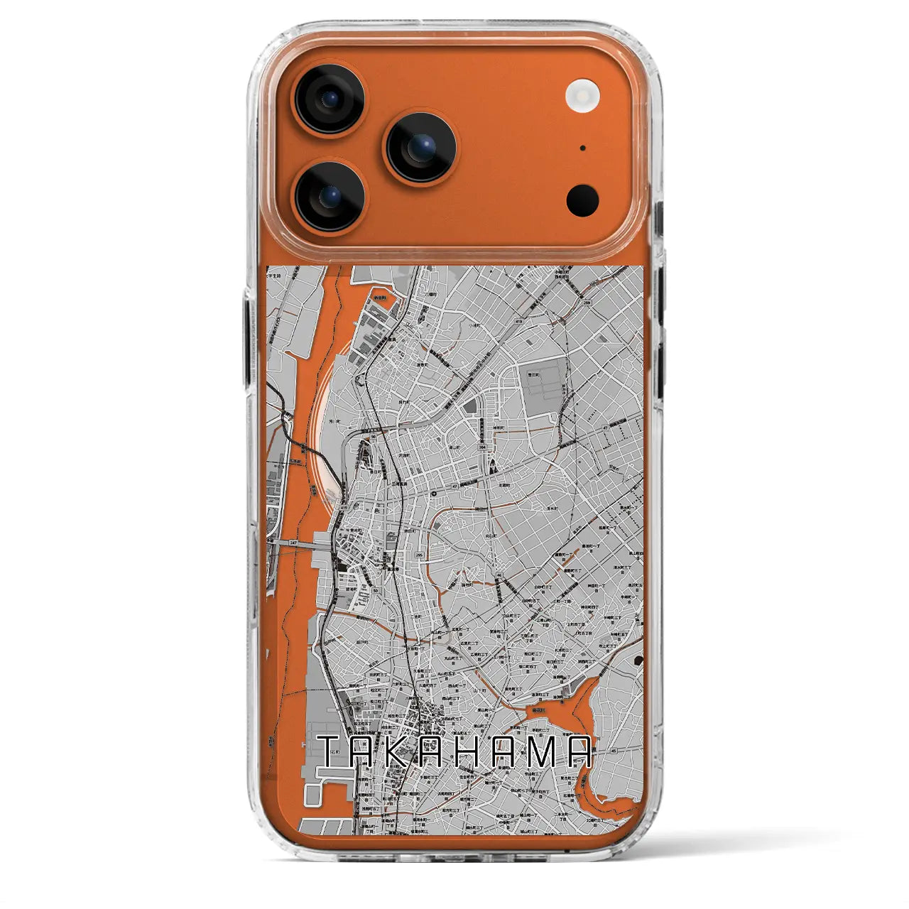 【高浜(愛知県)】地図柄iPhoneケース(MagSafeタイプ)