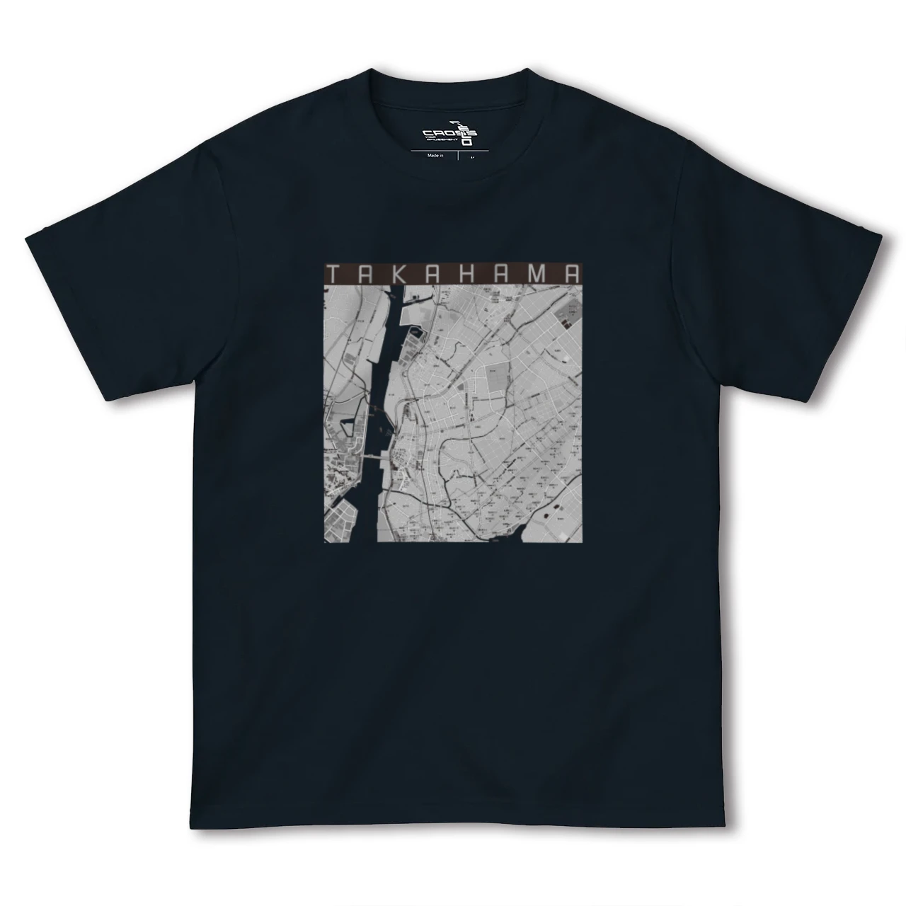 【高浜(愛知県)】地図柄ヘビーウェイトTシャツ
