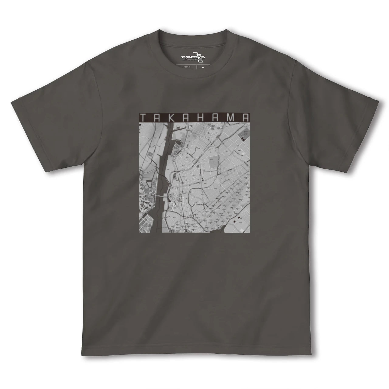 【高浜(愛知県)】地図柄ヘビーウェイトTシャツ