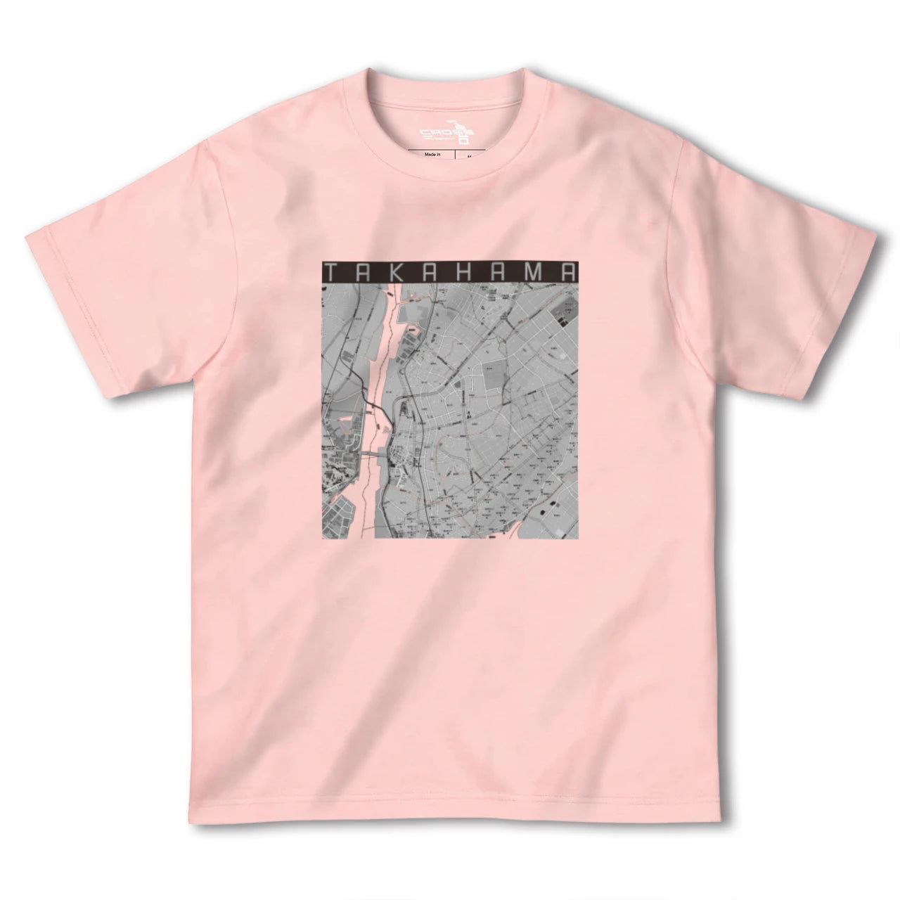 【高浜(愛知県)】地図柄ヘビーウェイトTシャツ